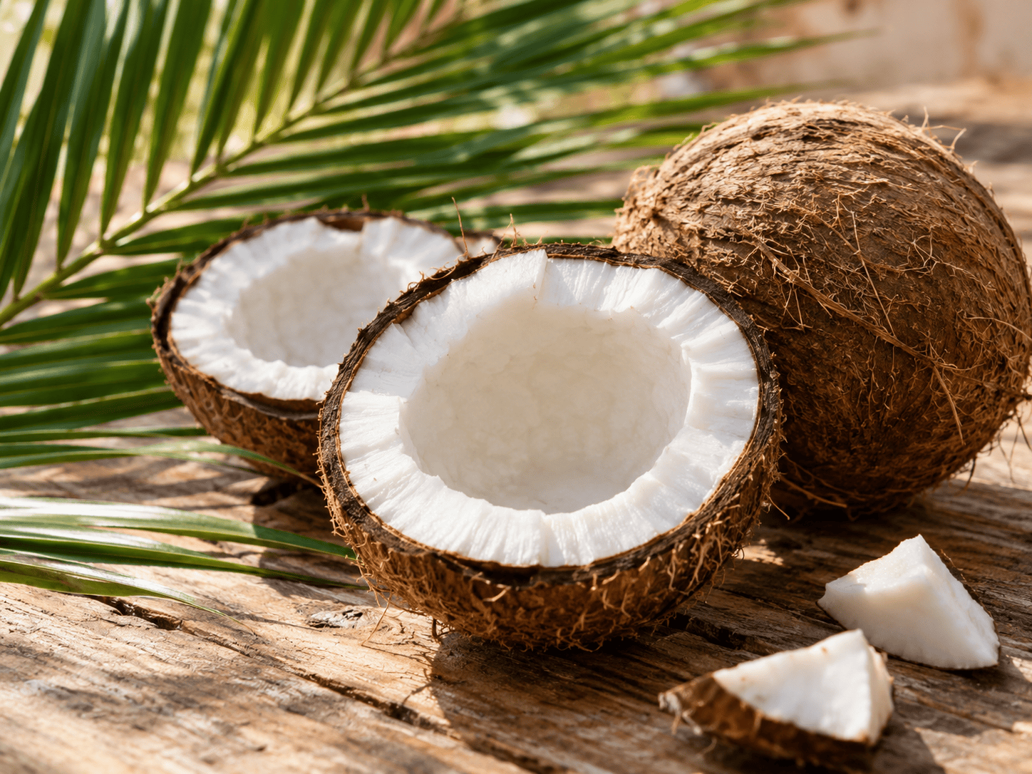 Fresh coconuts