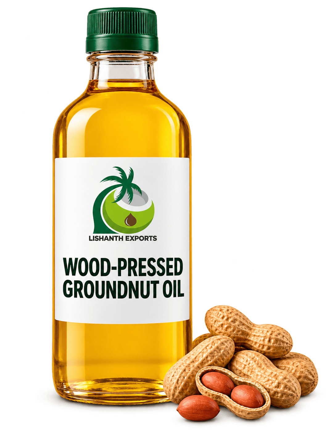 Wood-Pressed Groundnut Oil