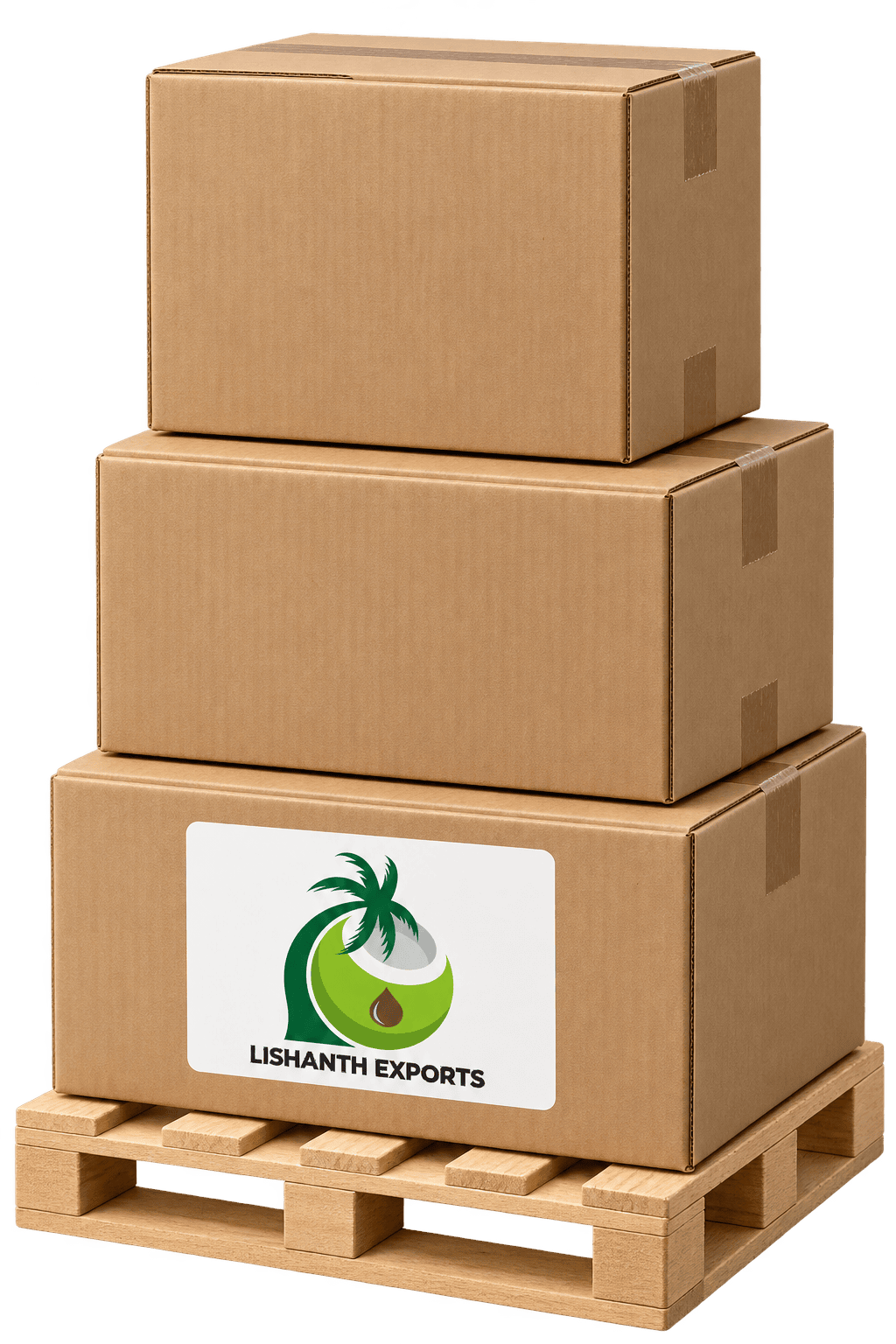 Export cartons from Lishanth Exports